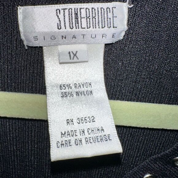 STONEBRIDGE BRAND PLUS SIZE WOMENS TOP - Picture 3 of 4